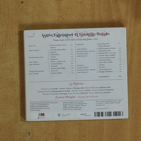 ANDREA FALCONIERI - IL SPIRITIÑLO BIANDO - CD