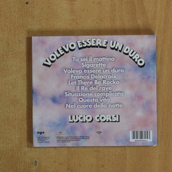 LUCIUO CORSI - VOLEVO ESSERE UN DURO - CD