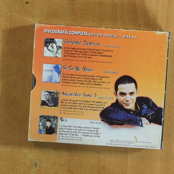 ALEJANDRO SANZ -  DISCOGRADIA COMPLETA - CD