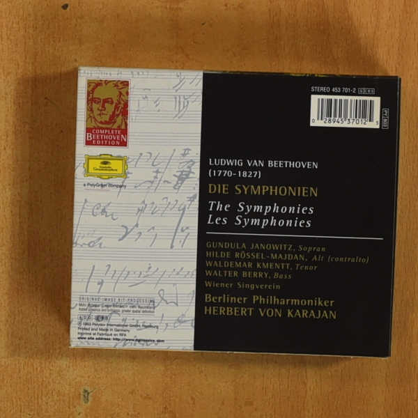 BEETHOVEN - SYMPHONIEN VOL 1 - CD