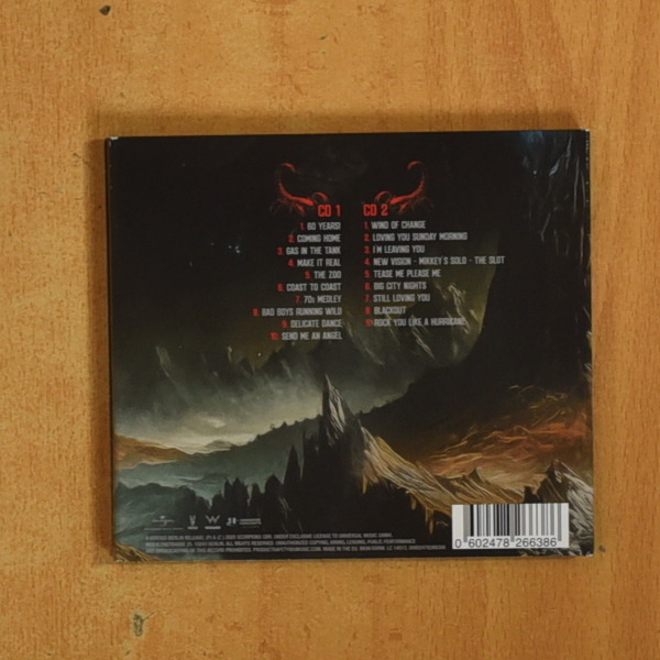 SCORPIONS - COMING HOME LIVE - CD