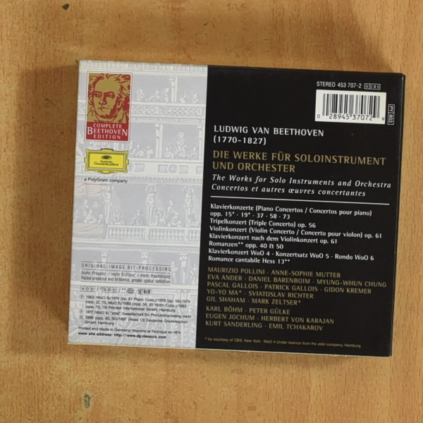 BEETHOVEN - CONCERTOS VOL 2 - CD