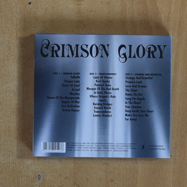 CRIMSON GLORY - THE ROADRUNNER YEARS - CD