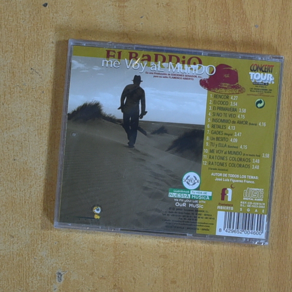 EL BARRIO - ME VOY AL MUNDO - CD