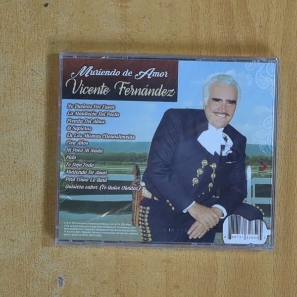 VICENTE FERNANDEZ - MURIENDO DE AMOR - CD
