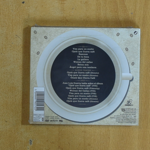 JUAN LUIS GUERRA  - OJALA QUE LLUEVA CAFE - CD
