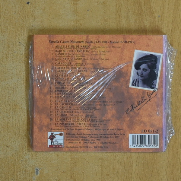 ESTRELLITA CASTRO - DE LA A A LA Z VOL 1 - CD