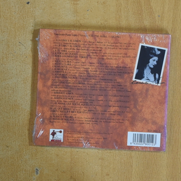 CONCHITA PIQUER - DE LA A A LA Z TODAS SUS GRABACIONES VOL 1 - CD