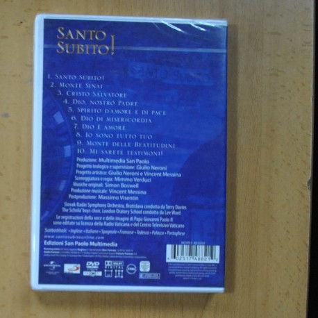 SANTO SUBITO - TOTUS TUUS - DVD