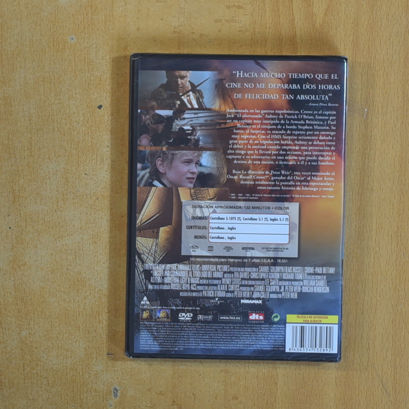 MASTER & COMMANDER - DVD