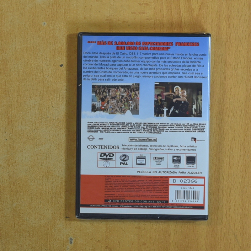OSS 117 PERDIDO EN RIO - DVD