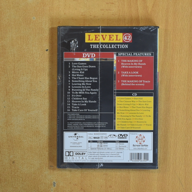 LEVEL 42 THE COLLECTION - DVD