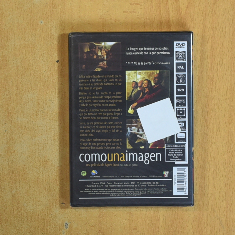 COMO UNA IMAGEN - DVD