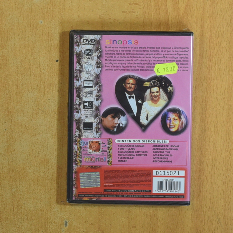 LA BODA DE MURIEL - DVD