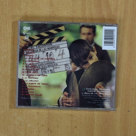 ALEJANDRO AMENABAR - LA LENGUA DE LAS MARIPOSAS - CD