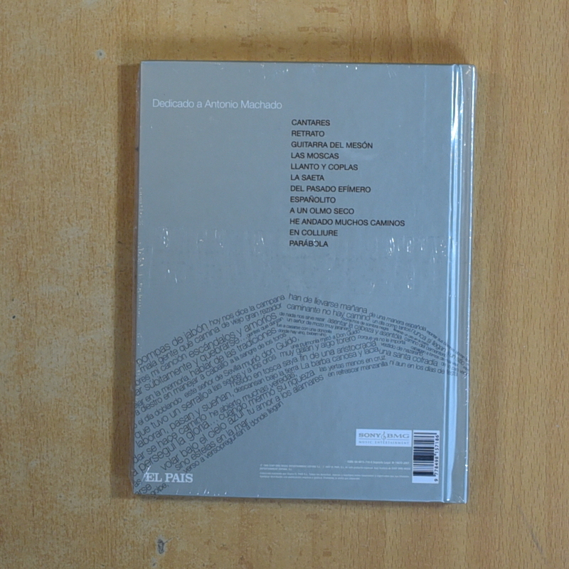 JOAN MANUEL SERRAT - DEDICADO A ANTONIO MACHADO - CD