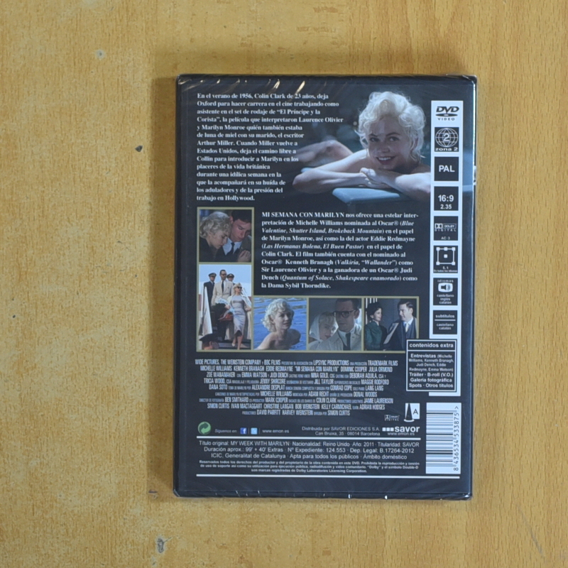 MI SEMANA CON MARILYN - DVD