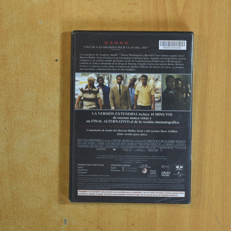 AMERICAN GANGSTER - DVD