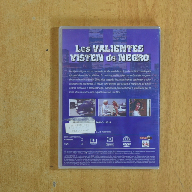 LOS VALIENTES VISTEN DE NEGRO - DVD