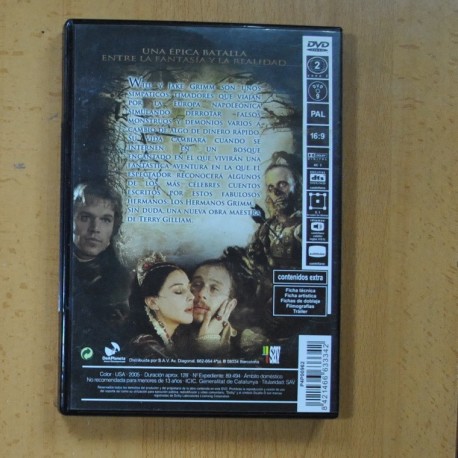 EL SECRETO DE LOS HERMANOS GRIMM - DVD