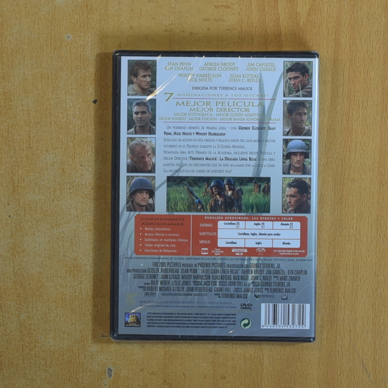 LA DELGADA LINEA ROJA - DVD