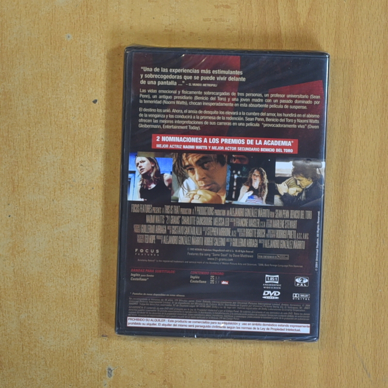21 GRAMOS - DVD