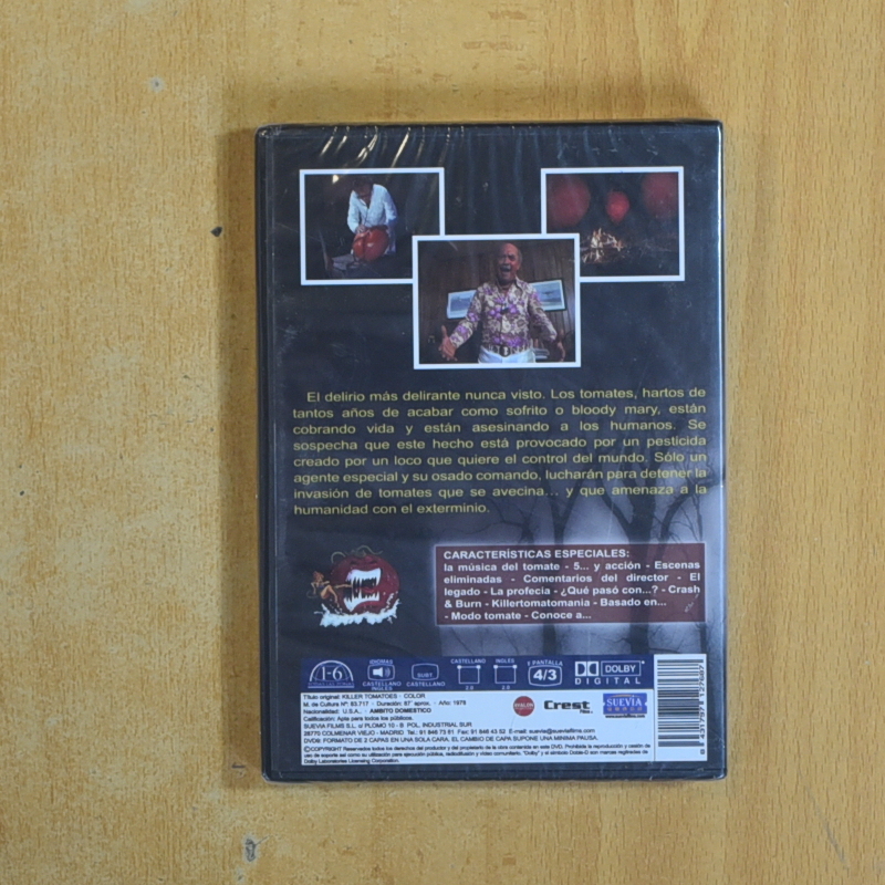 EL ATAQUE DE LOS TOMATES ASESINOS - DVD