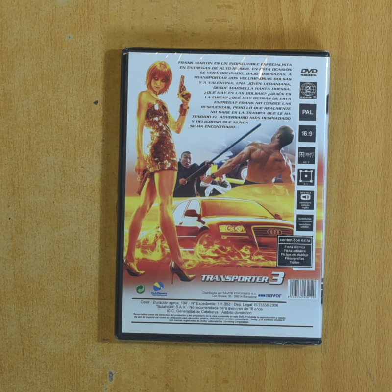 TRANSPORTER 3 - DVD