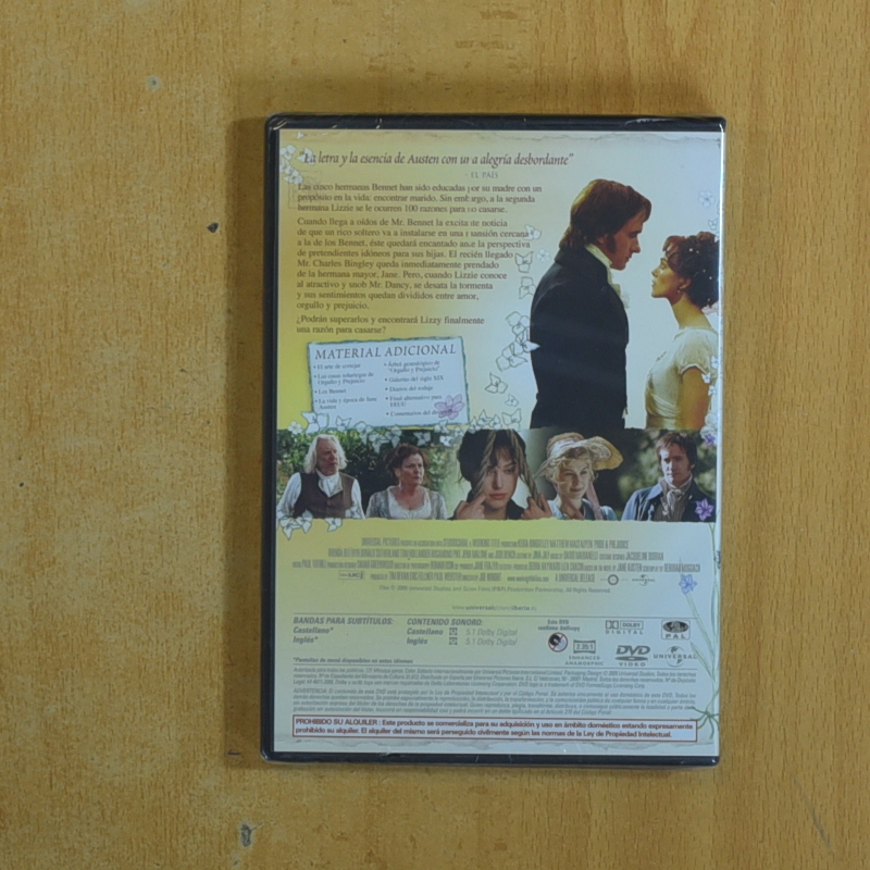 ORGULLO Y PREJUICIO - DVD
