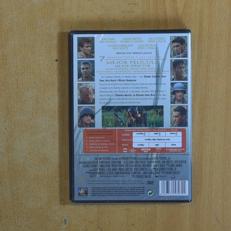 LA DELGADA LINEA ROJA - DVD