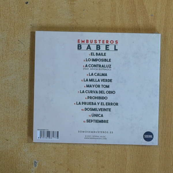 BABEL - EMBUSTEROS - CD
