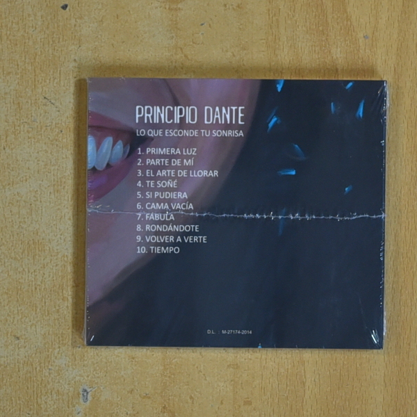 PRINCIPIO DANTE - LO QUE ESCONDE TU SONRISA - CD