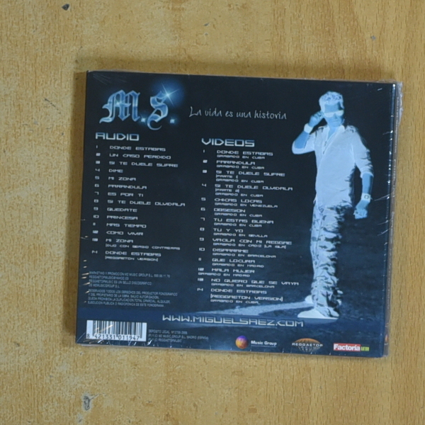 MIGUEL SAEZ - LA VIDA ES UNA HISTORIA - CD