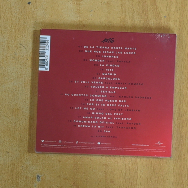 ALFRED GARCIA - 1016 - CD