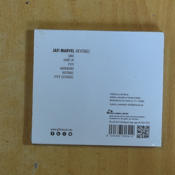 JAFI MARVET - INEVITABLE - CD