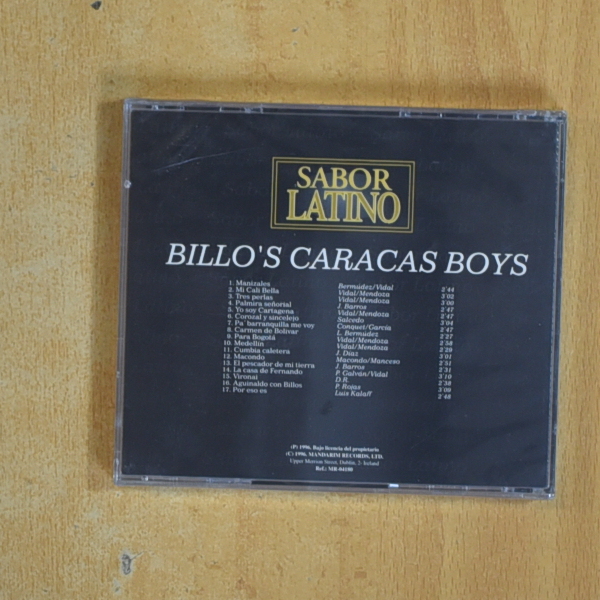 BILLOS CARACAS BOYS - LA CUMBIA - CD