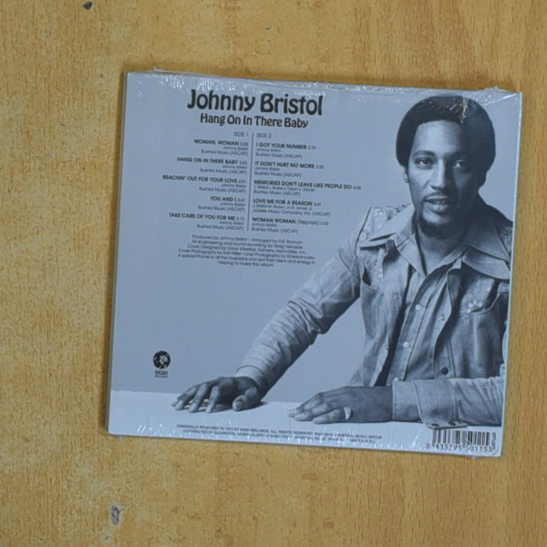 JOHNNY BRISTOL - HANG ON IN THERE BABY - CD
