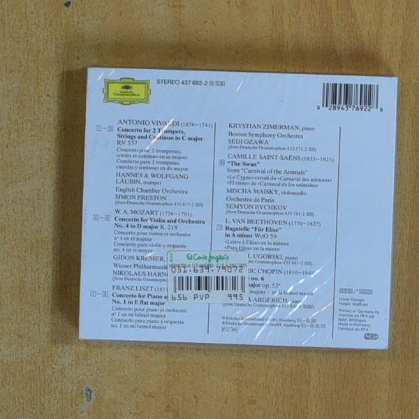 VARIOS - THE CONCERTO SAMPLER - CD