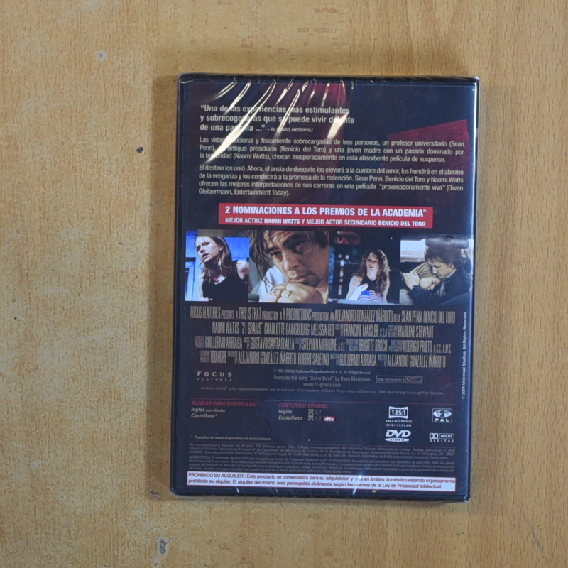 21 GRAMOS - DVD