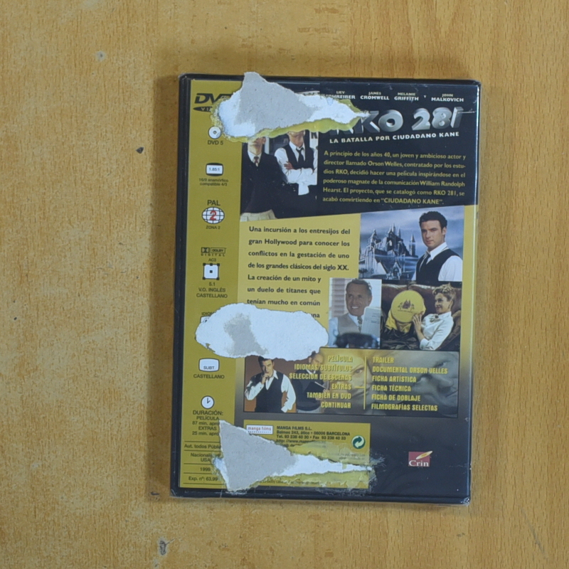 RKO 281 - DVD