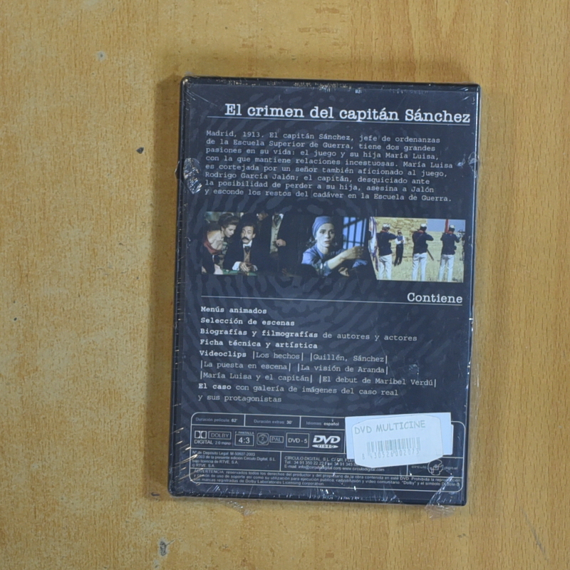 EL CRIMEN DEL CAPITAN SANCHEZ - DVD