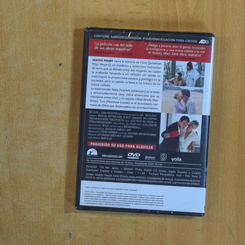 MATCH POINT - DVD