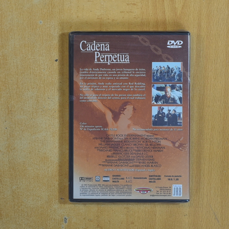 CADENA PERPETUA - DVD