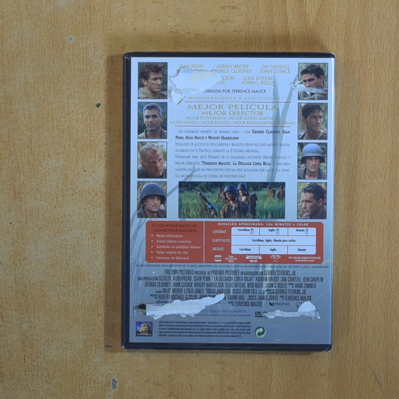 LA DELGADA LINEA ROJA - DVD