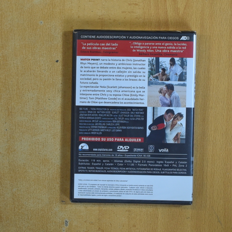 MATCH POINT - DVD
