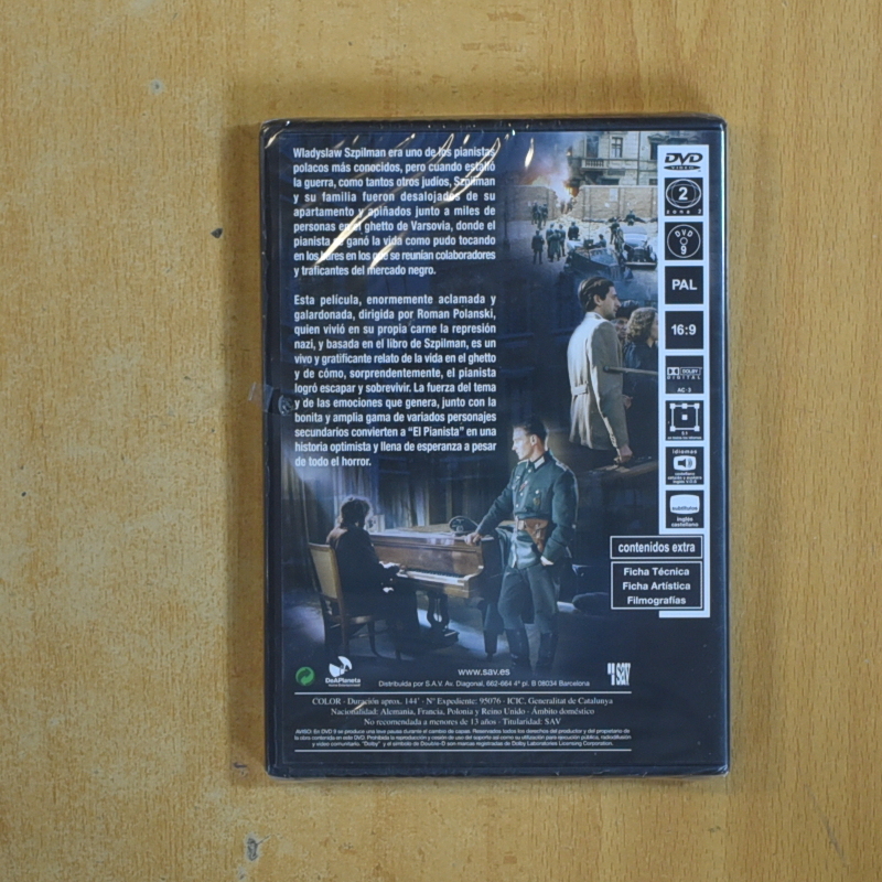EL PIANISTA - DVD