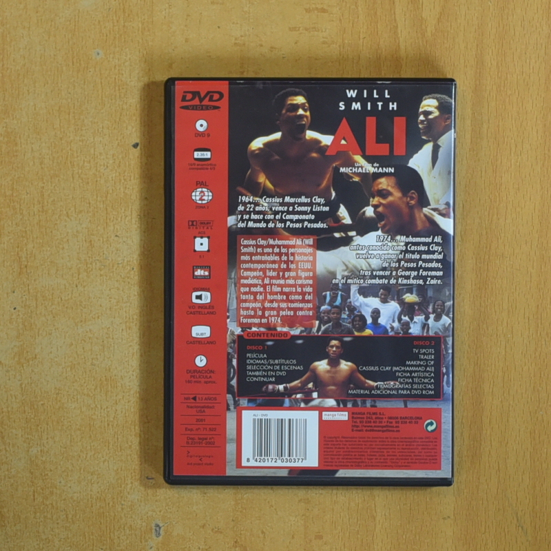 ALI - DVD