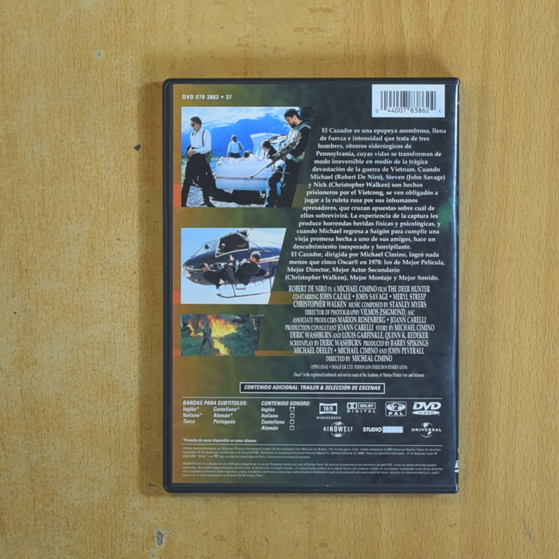EL CAZADOR - DVD