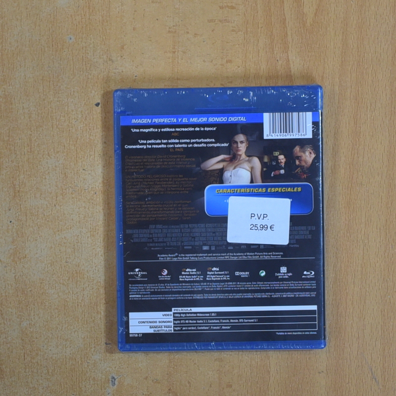 UN METODO PELIGROSO - BLURAY