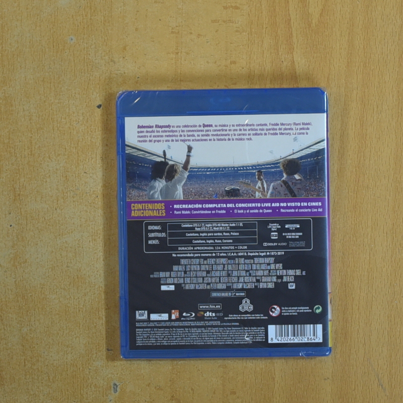 BOHEMIAN RHAPSODY - BLURAY